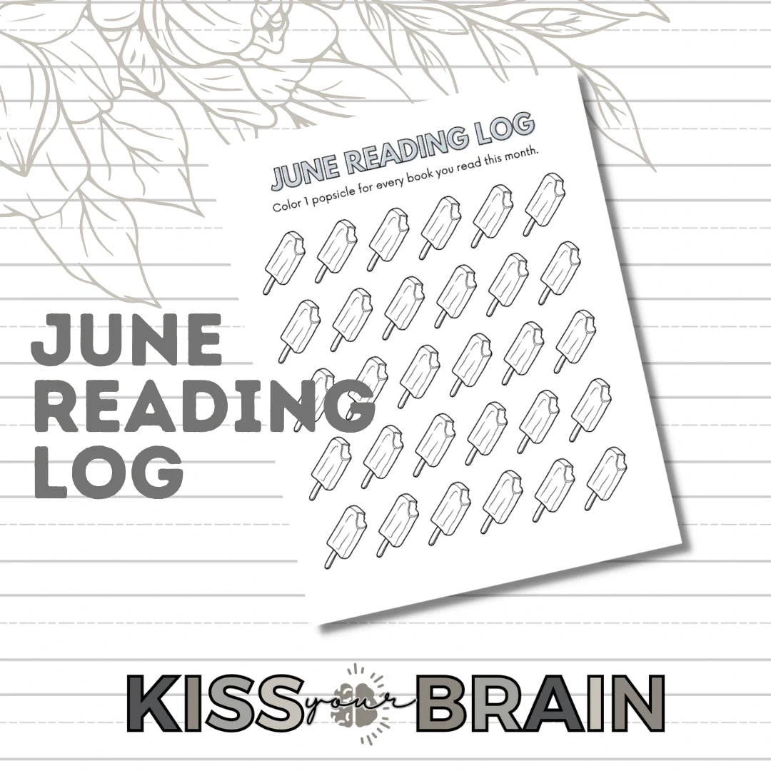 June Reading Log Printable