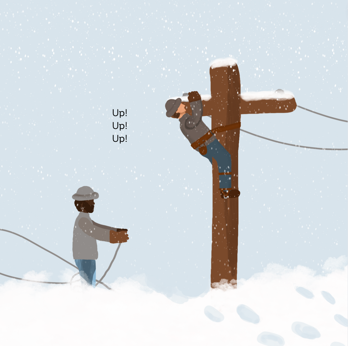 The Snowstorm: A Lineman&