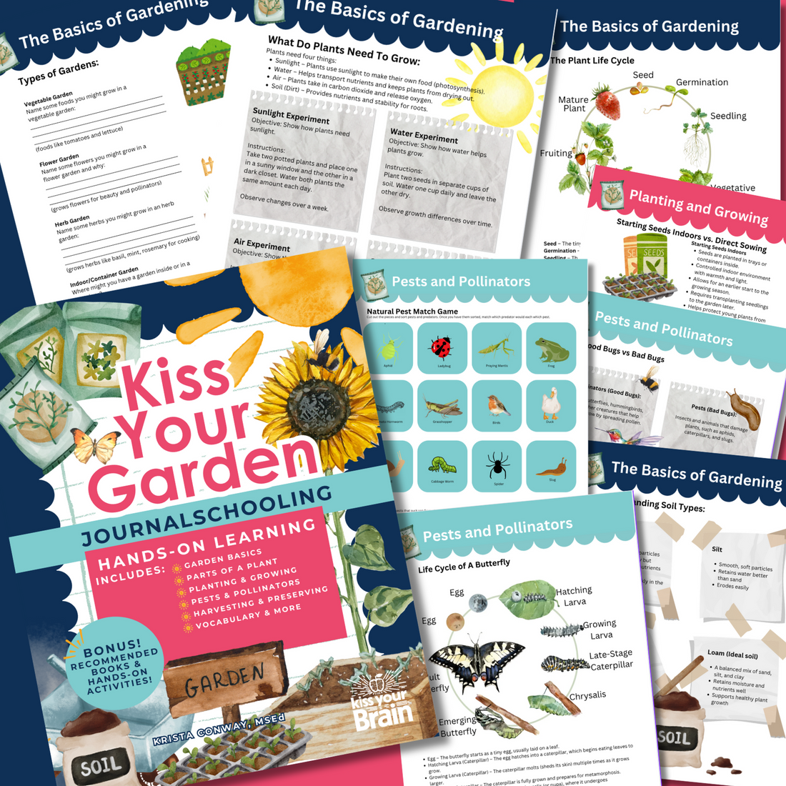 Kiss Your Garden – Journalschooling Study Unit